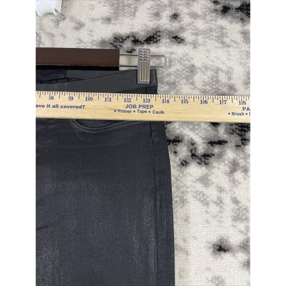 Helmut‎ Lang Jeans Womens Size 25 Black Skinny Pull On Jegging Stretch Low Rise - Picture 3 of 13